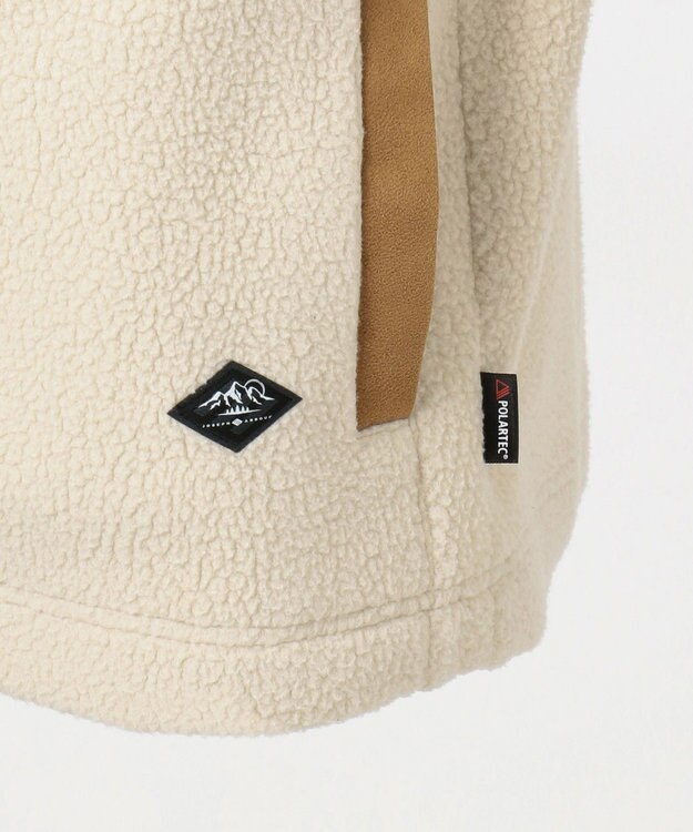 JOSEPH ABBOUD MOUNTAIN ポーラテックフリース ブルゾン アイボリー系