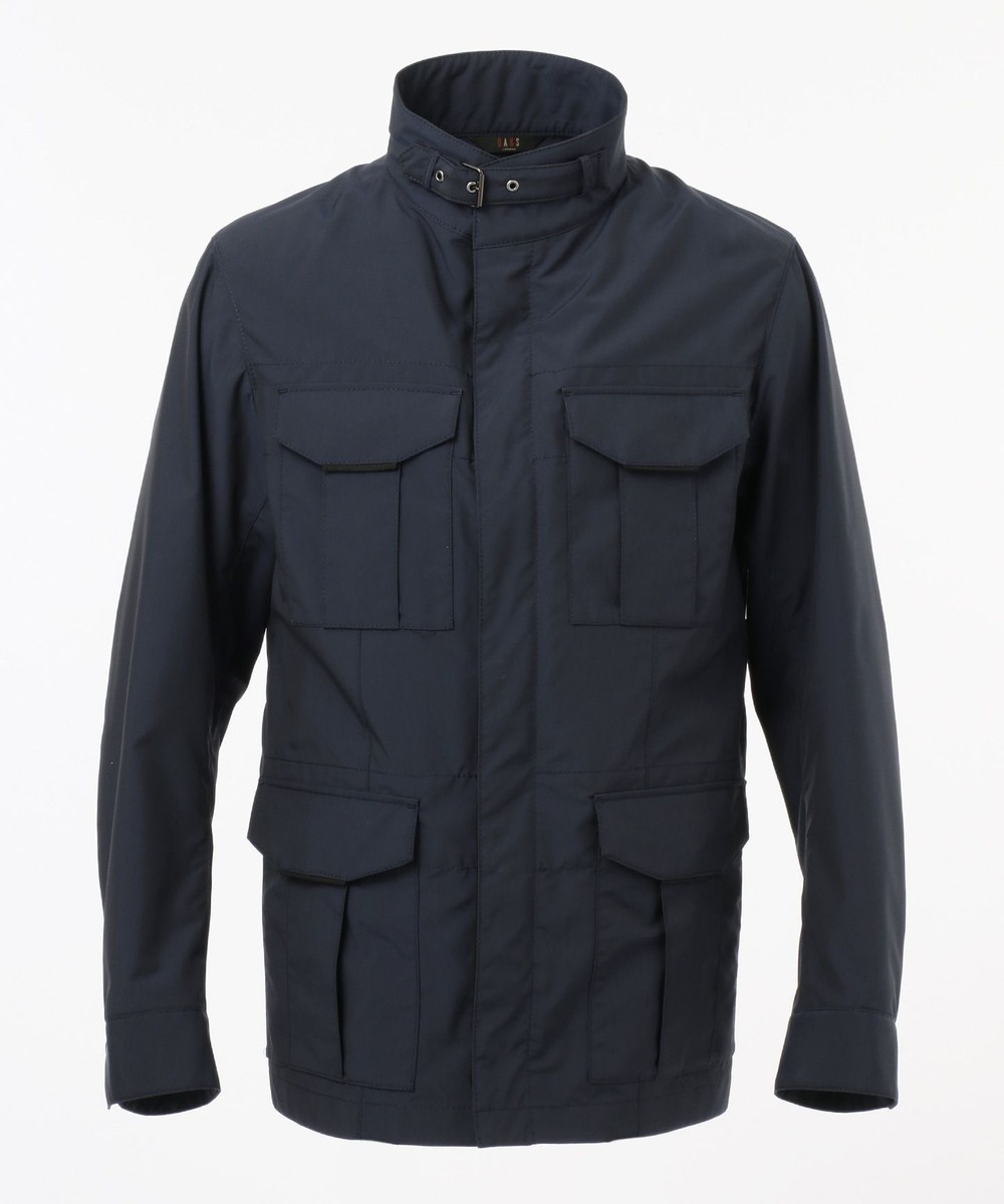 【オンワード】 DAKS>ジャケット/アウター 【撥水性】ウールナイロポプリンレインシステム ブルゾン ネイビー L メンズ 【送料無料】