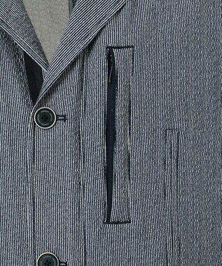 JOSEPH ABBOUD 【レジャースーツ・セットアップ】ライトウェーブ ブルゾン ブルー系1