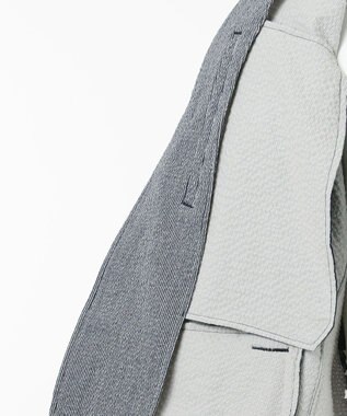 JOSEPH ABBOUD 【レジャースーツ・セットアップ】ライトウェーブ ブルゾン ブルー系1