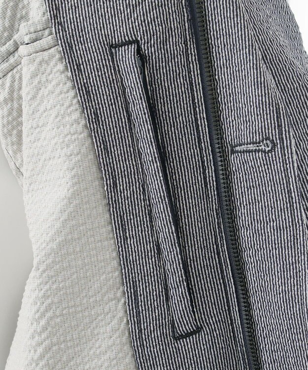 JOSEPH ABBOUD 【レジャースーツ・セットアップ】ライトウェーブ ブルゾン ブルー系1