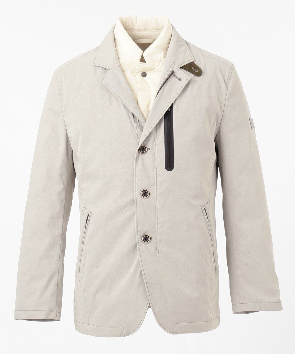 【オンワード】 JOSEPH ABBOUD>ジャケット/アウター 【1着3役!!】Wストレッチダウン ブルゾン ベージュ L メンズ 【送料無料】