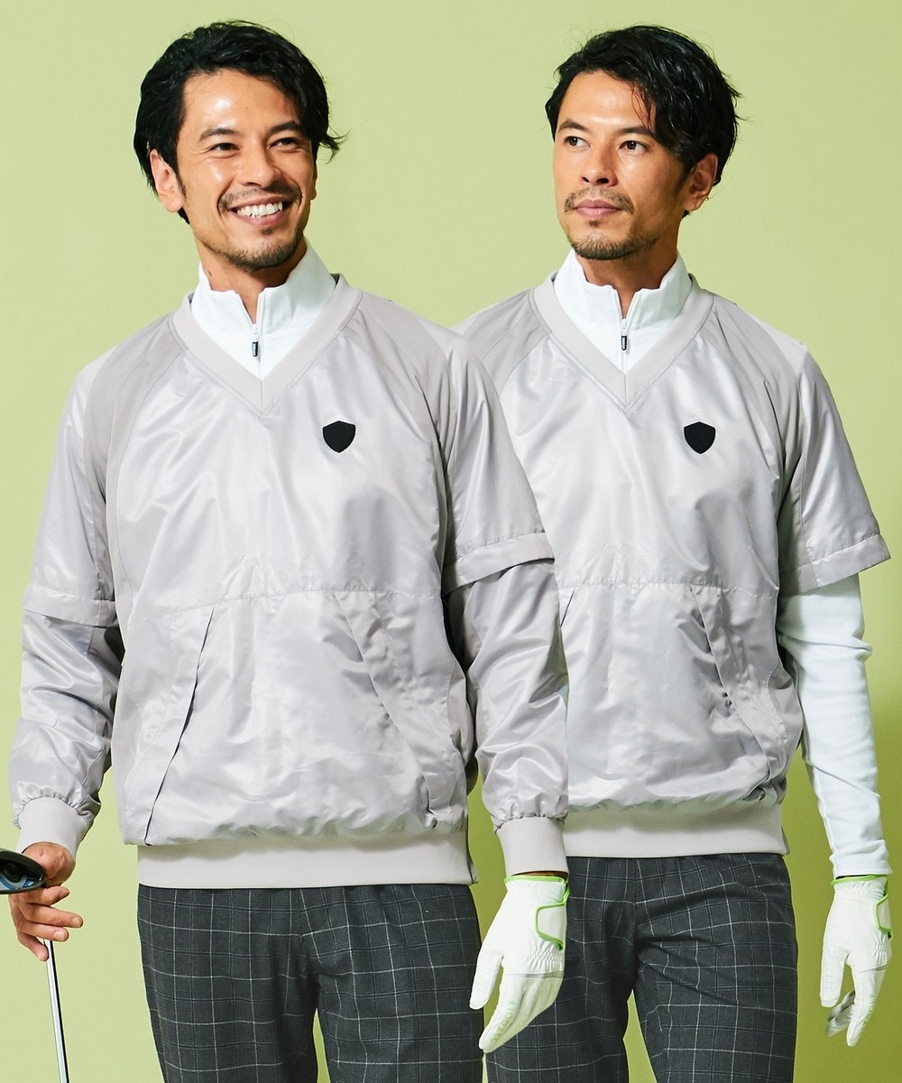 【オンワード】 23区GOLF>ジャケット/アウター 【MEN】【WEB限定】サーモトロン 2WAYアウター ブラック M メンズ 【送料無料】