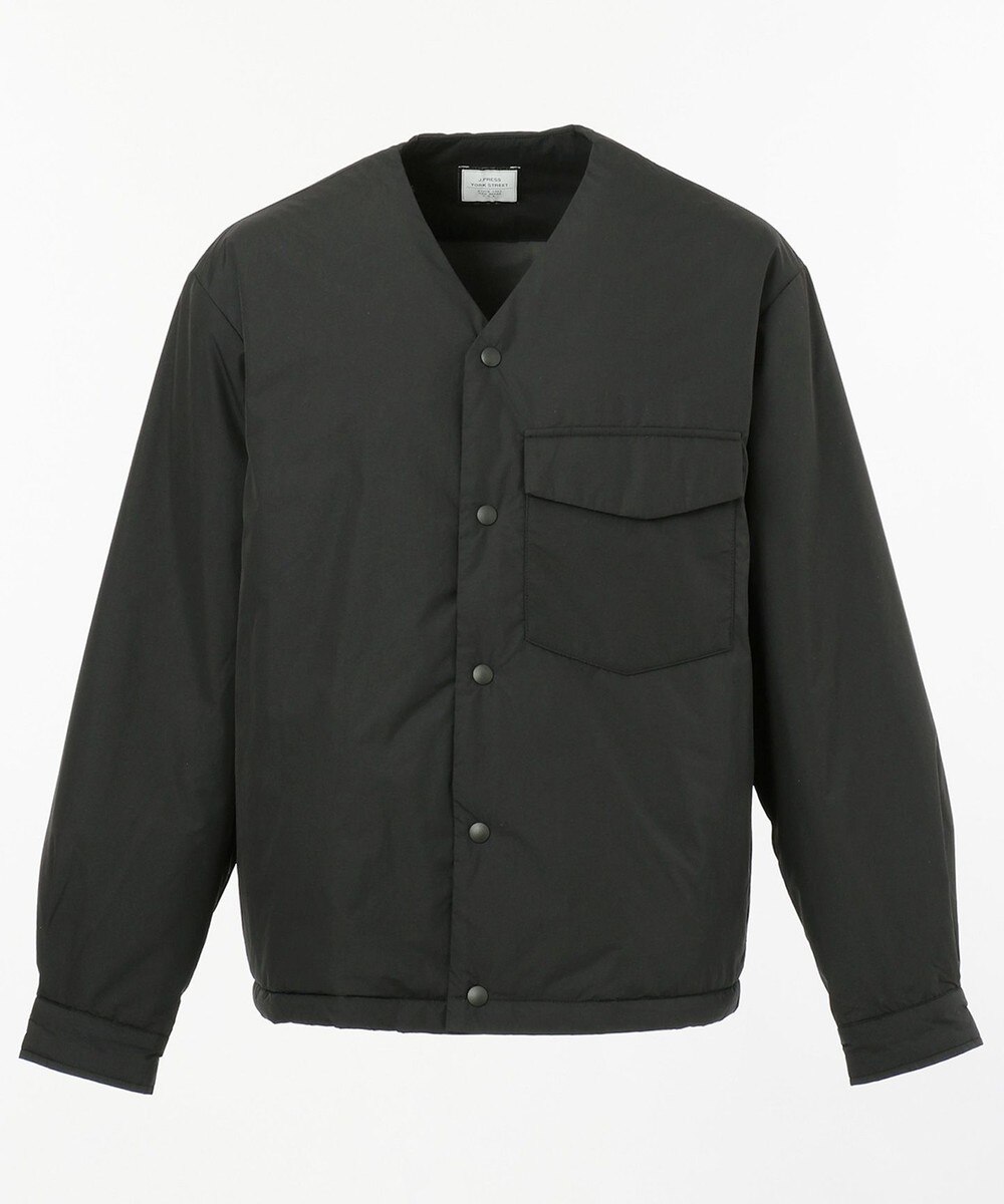 【オンワード】 J.PRESS YORK STREET>ジャケット/アウター 【UNISEX】タスランナイロンタフタ 中綿ブルゾン ブラック L レディース 【送料無料】