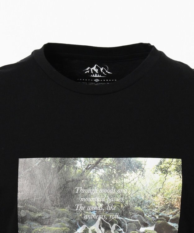 JOSEPH ABBOUD MOUNTAIN OGネイチャーPT カットソー(検索番号 K-6) ブラック系