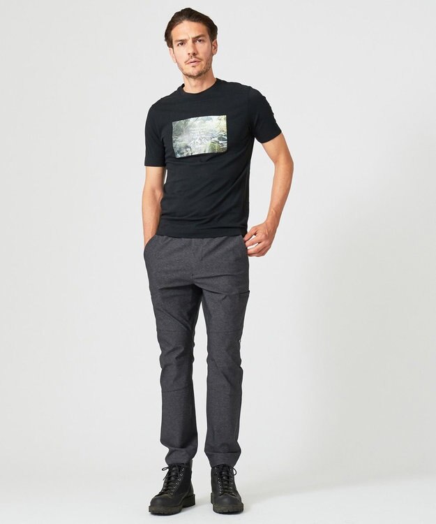 JOSEPH ABBOUD MOUNTAIN OGネイチャーPT カットソー(検索番号 K-6) ブラック系