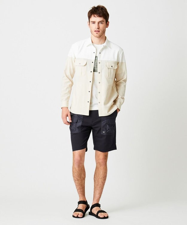 JOSEPH ABBOUD MOUNTAIN OGネイチャーPT カットソー(検索番号 K-6) ホワイト系