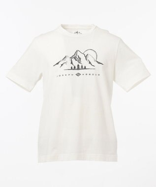 JOSEPH ABBOUD MOUNTAIN 【OCEANS掲載】OGエンブロイダリー カットソー ホワイト系