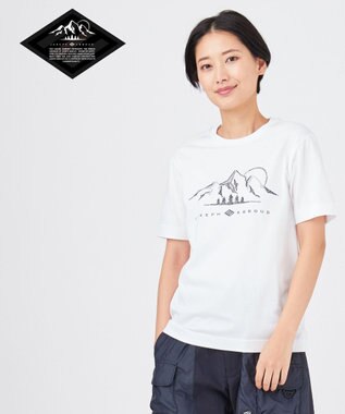 JOSEPH ABBOUD MOUNTAIN 【OCEANS掲載】OGエンブロイダリー カットソー ホワイト系