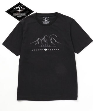 JOSEPH ABBOUD MOUNTAIN 【OCEANS掲載】OGエンブロイダリー カットソー ブラック系
