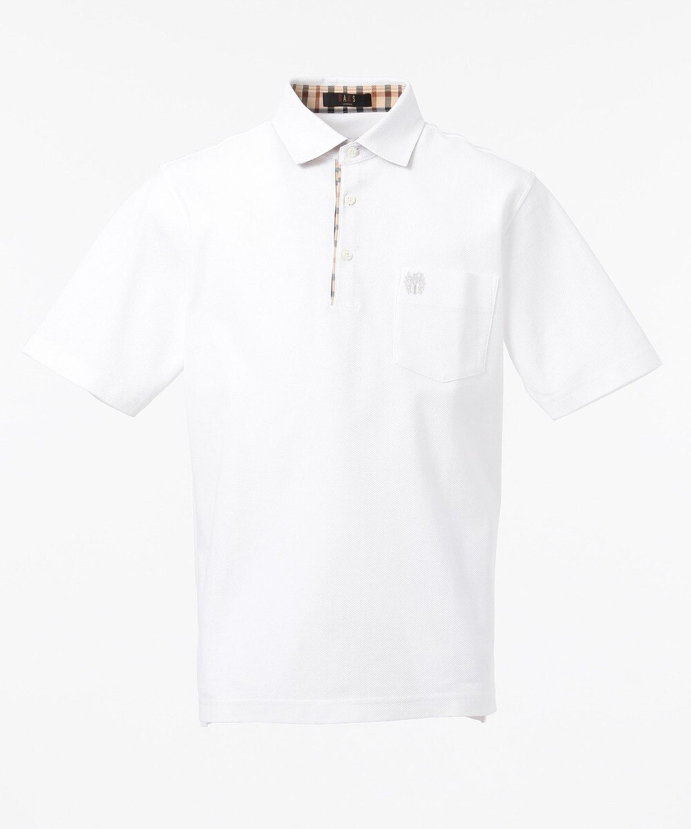 【オンワード】 DAKS>トップス 【定番】コンパクトコットンカノコ ポロシャツ オレンジ M メンズ 【送料無料】