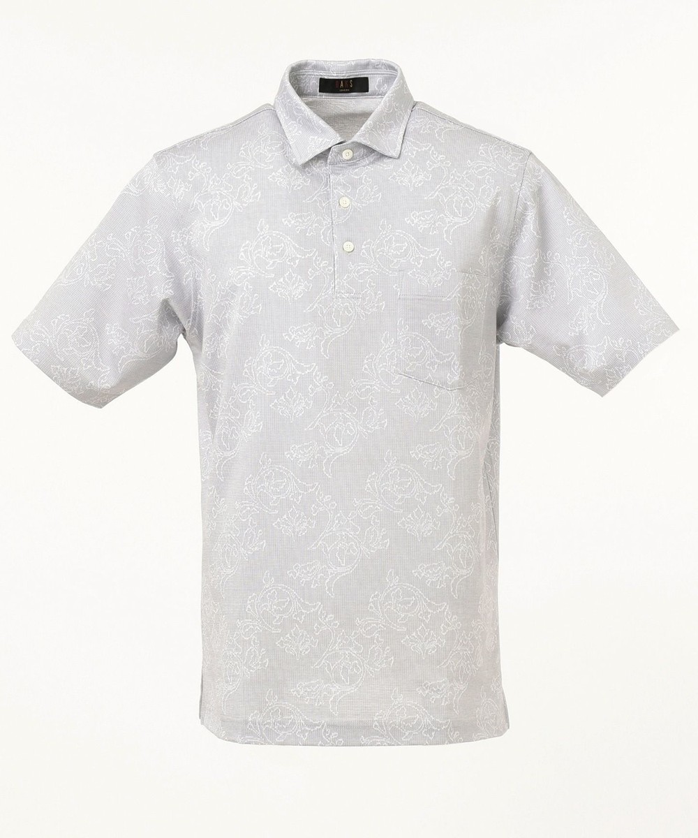 【オンワード】 DAKS>トップス シャンブレージャカード ポロシャツ オレンジ M メンズ 【送料無料】