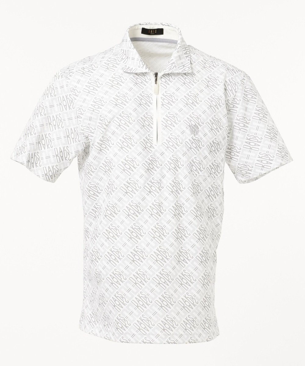 DAKS GOLF 【MEN】DAKSバイアスロゴ ポロシャツ ライトグレー系8