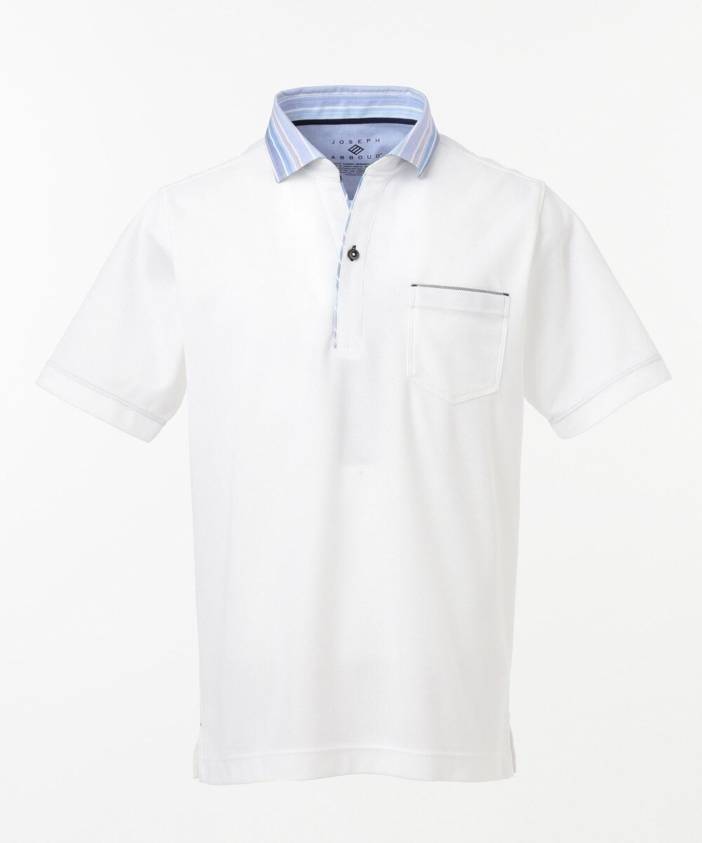 【オンワード】 JOSEPH ABBOUD>トップス 【オーガニックコットン使用】クールダディ ポロシャツ サックスブルー L メンズ 【送料無料】