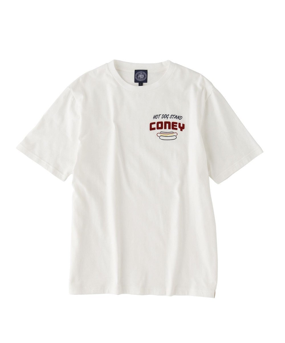 J.PRESS MEN 【CONEY】スーベニア Tシャツ ホワイト系
