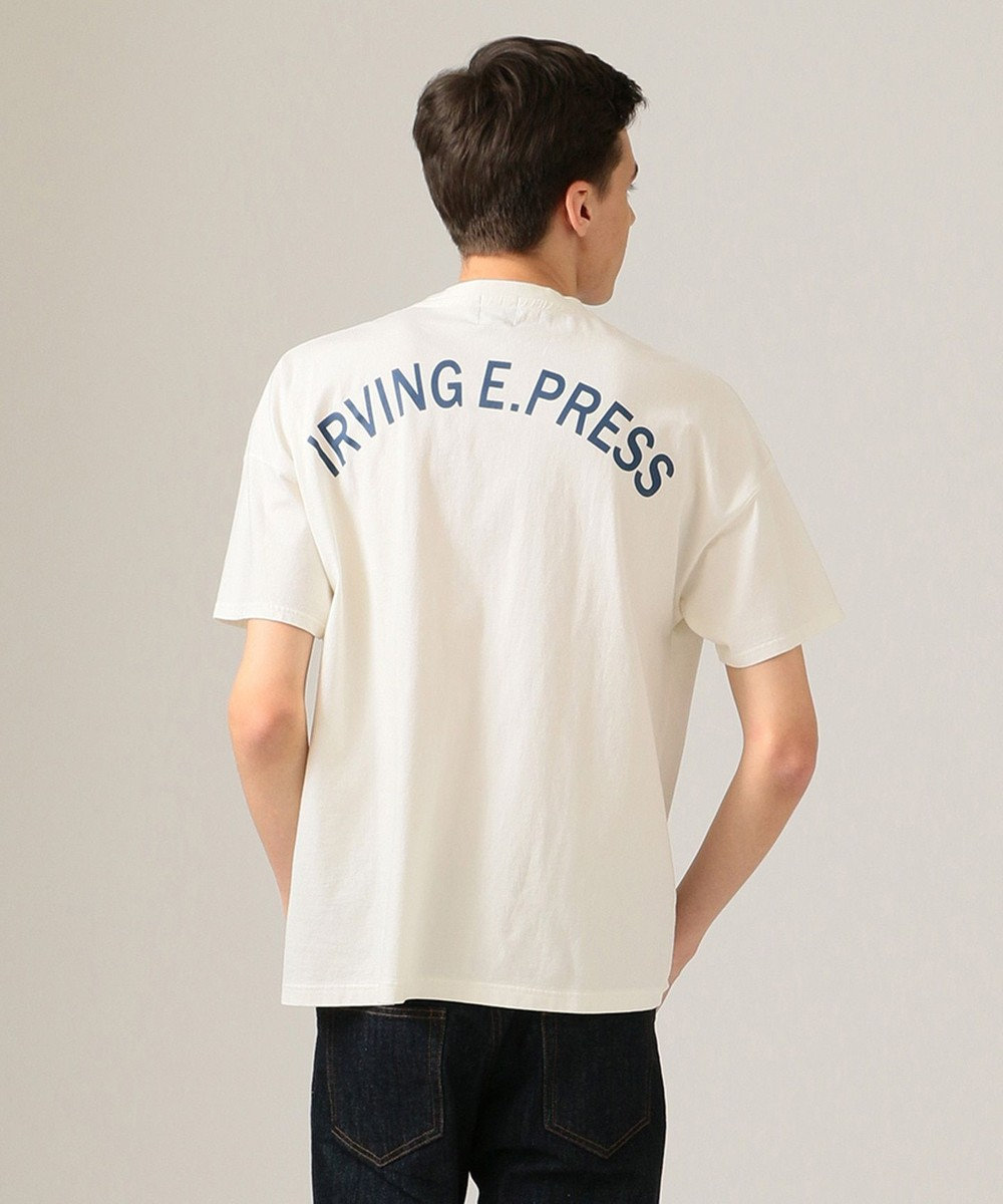 J.PRESS MEN 天竺 IRVING E.PRESS Tシャツ/カットソー ホワイト系