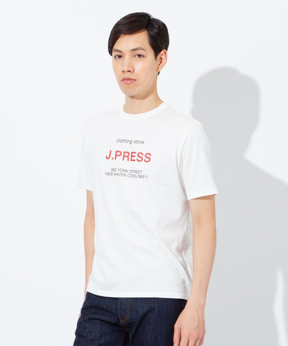 J.PRESS MEN 【J.PRESS LOGO】スーベニア / Tシャツ ホワイト系