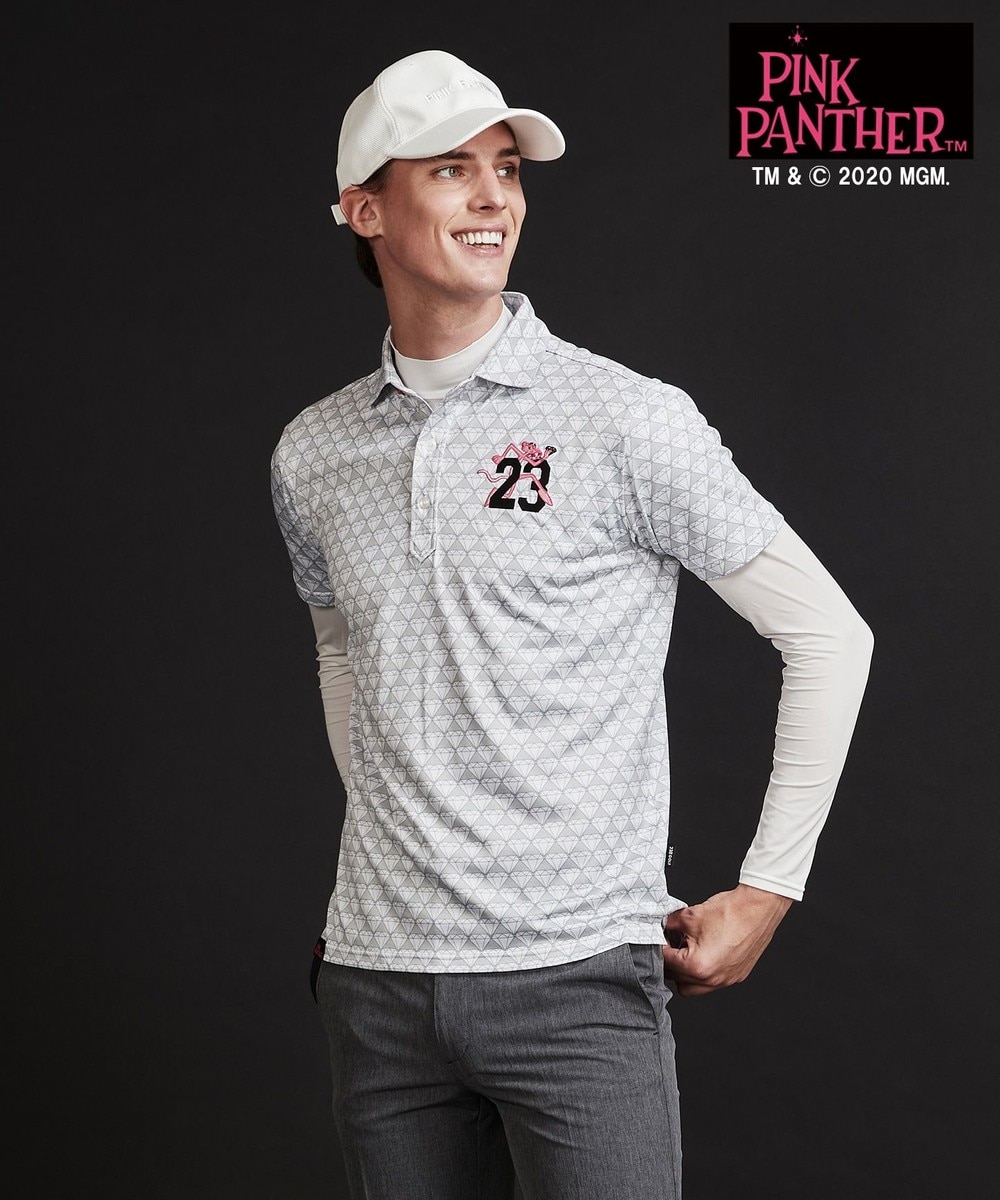 【オンワード】 23区GOLF>トップス 【23区GOLF× pink panther】【MEN】ピンクパンサー総柄シャツ ブラック M メンズ 【送料無料】