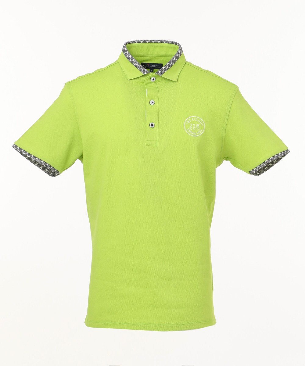 Men 吸水速乾 Uvケア スーパーストレッチ鹿子花小紋 ポロシャツ 23区golf ファッション通販 公式通販 オンワード クローゼット