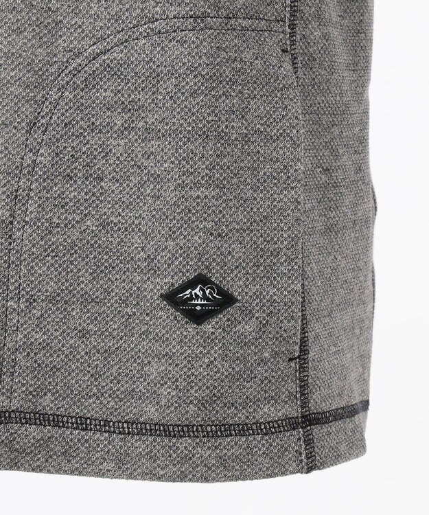 JOSEPH ABBOUD MOUNTAIN メッシュインレイ プルオーバー ライトグレー系