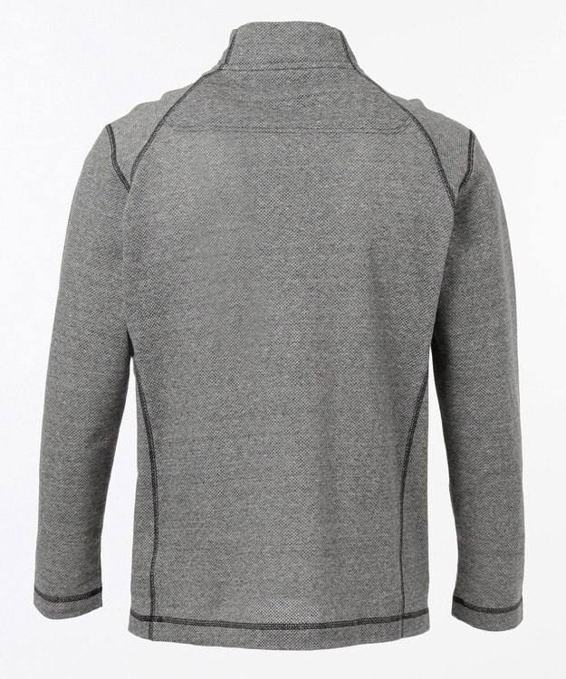 JOSEPH ABBOUD MOUNTAIN メッシュインレイ プルオーバー ライトグレー系