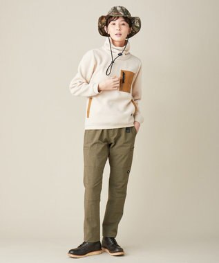 JOSEPH ABBOUD MOUNTAIN ポーラテックフリース カットソー アイボリー系