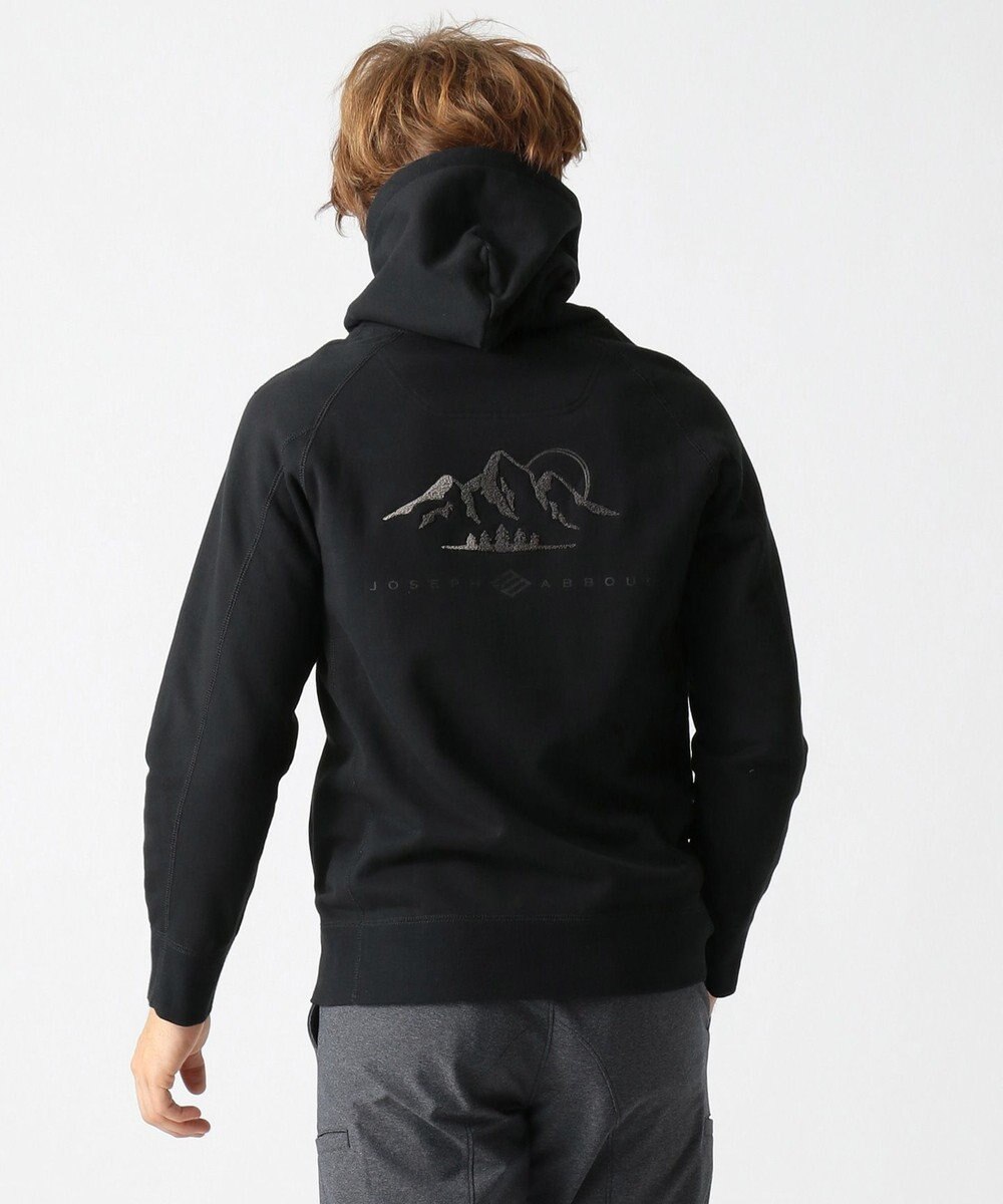 JOSEPH ABBOUD MOUNTAIN OG裏毛パイルエンブロイダリー カットソー 