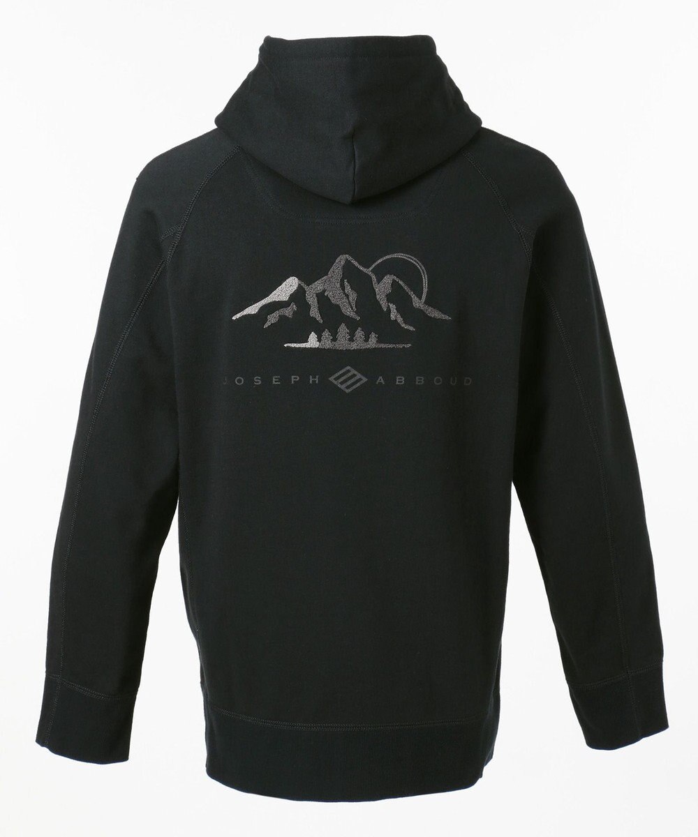 JOSEPH ABBOUD MOUNTAIN OG裏毛パイルエンブロイダリー カットソー 