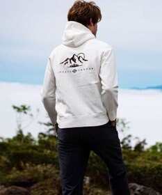 JOSEPH ABBOUD MOUNTAIN OG裏毛パイルエンブロイダリー カットソー