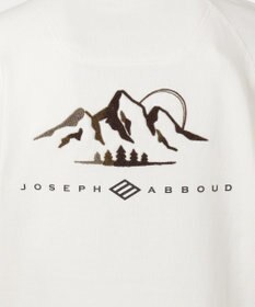 JOSEPH ABBOUD MOUNTAIN OG裏毛パイルエンブロイダリー カットソー