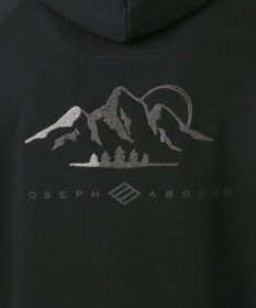 JOSEPH ABBOUD MOUNTAIN OG裏毛パイルエンブロイダリー カットソー