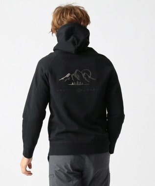 JOSEPH ABBOUD MOUNTAIN OG裏毛パイルエンブロイダリー カットソー ブラック系