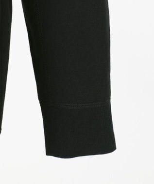 JOSEPH ABBOUD MOUNTAIN OG裏毛パイルエンブロイダリー カットソー ブラック系