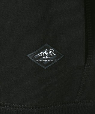 JOSEPH ABBOUD MOUNTAIN OG裏毛パイルエンブロイダリー カットソー ブラック系