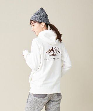 JOSEPH ABBOUD MOUNTAIN OG裏毛パイルエンブロイダリー カットソー