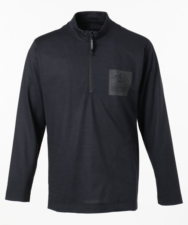 JOSEPH ABBOUD MOUNTAIN ドライミックスメリノ天竺 カットソー ブラック系