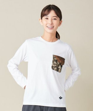 JOSEPH ABBOUD MOUNTAIN JOE COTTON天竺 カットソー ホワイト系