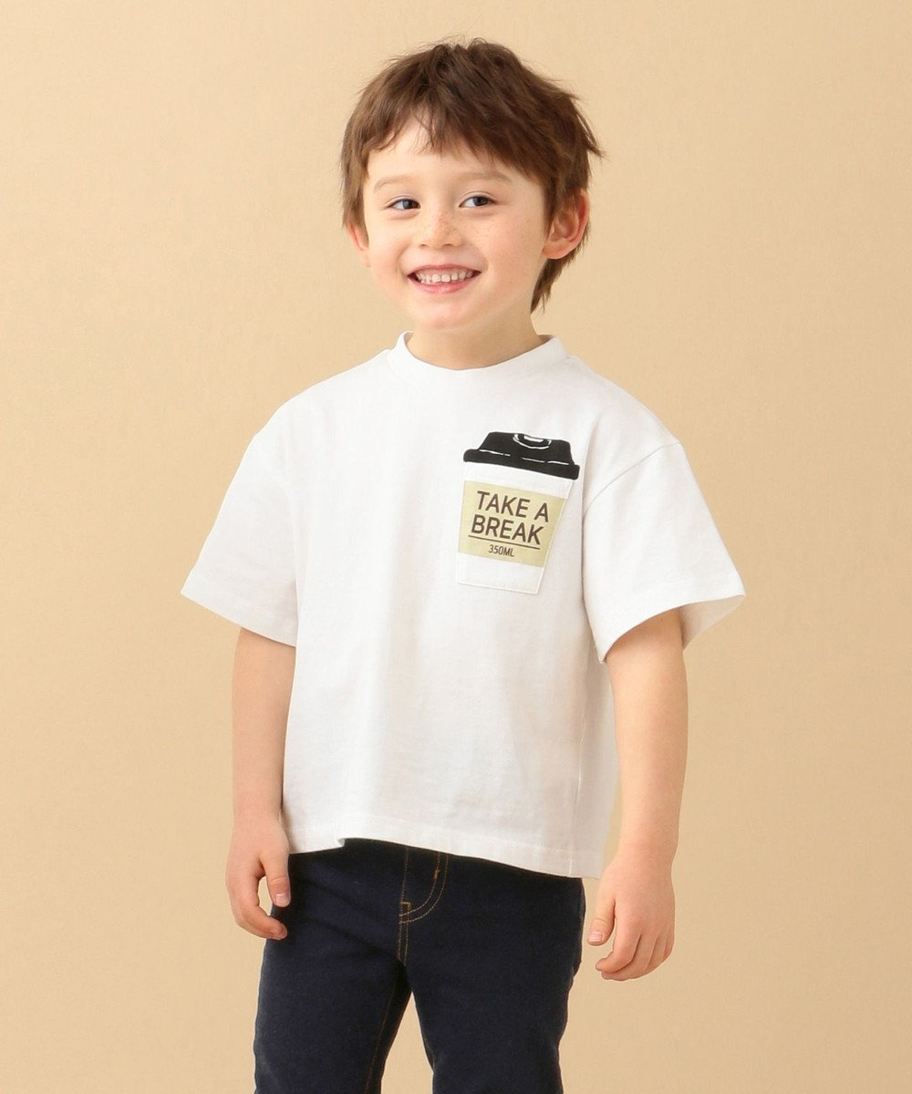 any FAM KIDS 【BOYS＆GIRLS/90-130cm】ビックシルエット 半袖Tシャツ ホワイト系