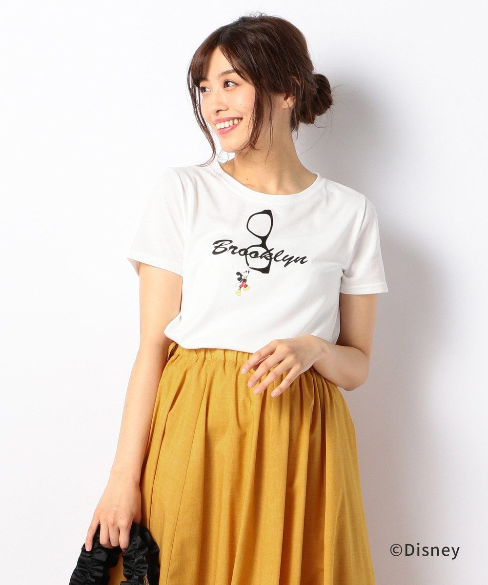 any FAM 【親子リンク】ディズニーコレクション Tシャツ ホワイト系