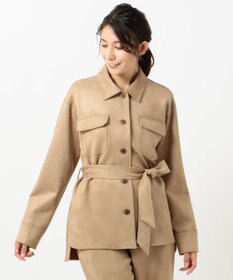 J.PRESS LADIES 【洗える】スウェードダンボール CPOジャケット