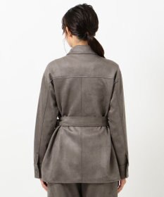 J.PRESS LADIES 【洗える】スウェードダンボール CPOジャケット
