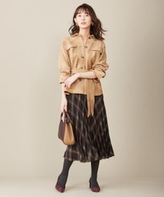 J.PRESS LADIES 【洗える】スウェードダンボール CPOジャケット