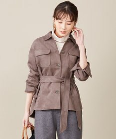 J.PRESS LADIES 【洗える】スウェードダンボール CPOジャケット