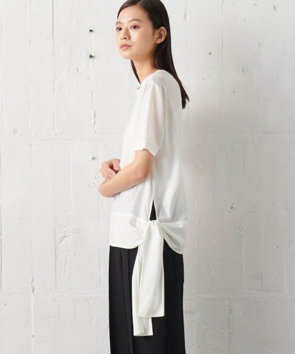 【オンワード】 JOSEPH STUDIO>トップス 【洗える】テンセルジャージー Tシャツ ホワイト M レディース 【送料無料】