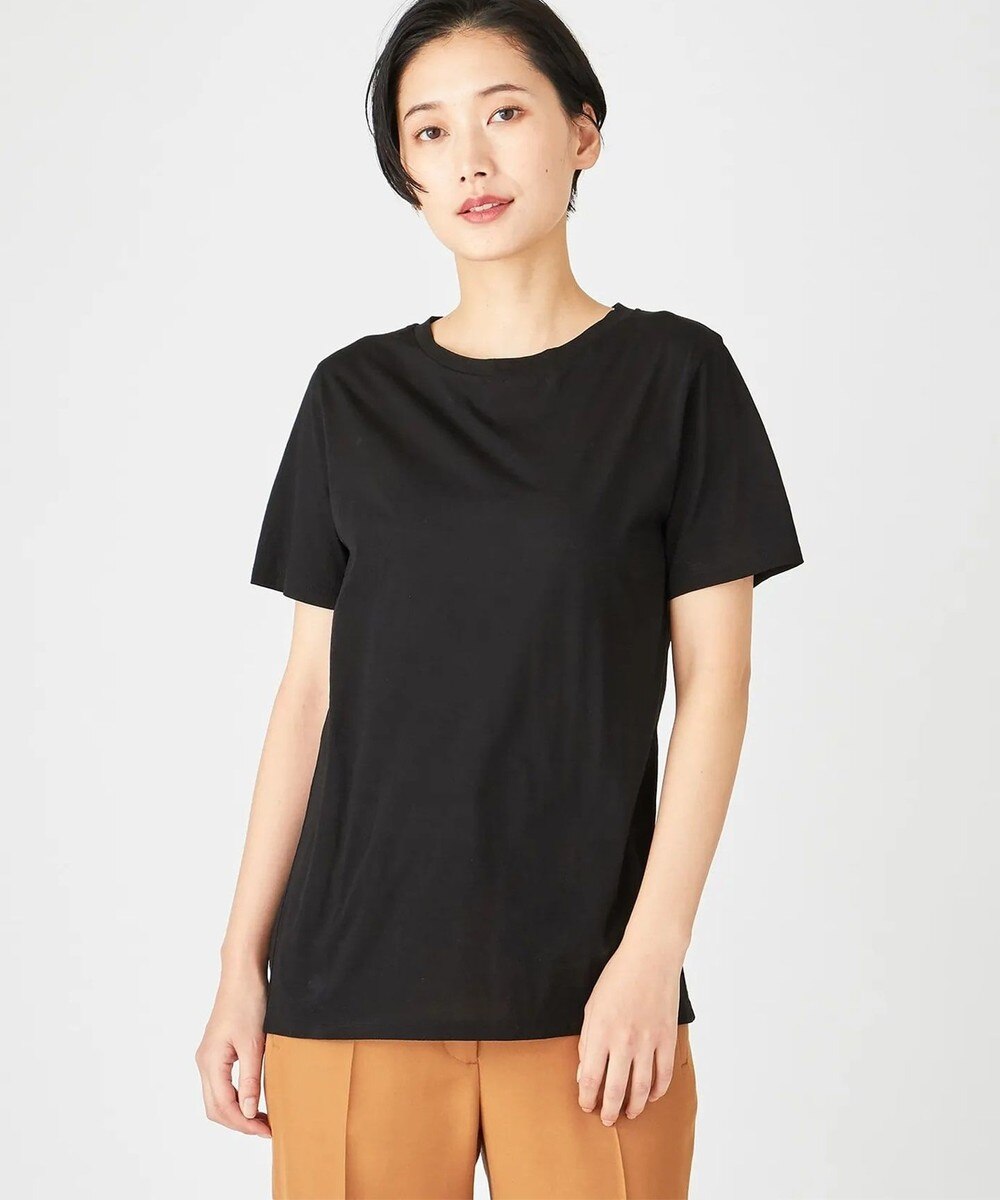 【オンワード】 JOSEPH STUDIO>トップス 【洗える】ペーパージャージー Tシャツ イエロー S レディース 【送料無料】