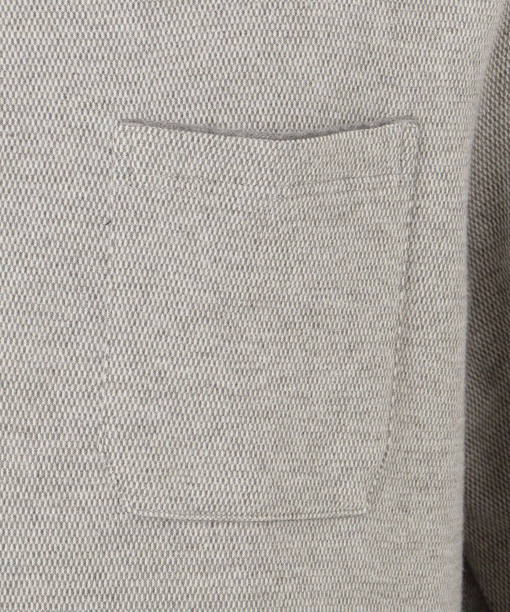 JOSEPH ABBOUD 【大人気・あったか仕様】シャンブレーダブルフェース ポロシャツ 