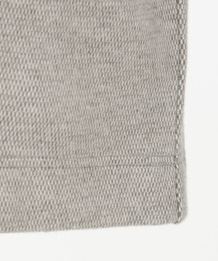 JOSEPH ABBOUD 【大人気・あったか仕様】シャンブレーダブルフェース ポロシャツ ライトグレー系