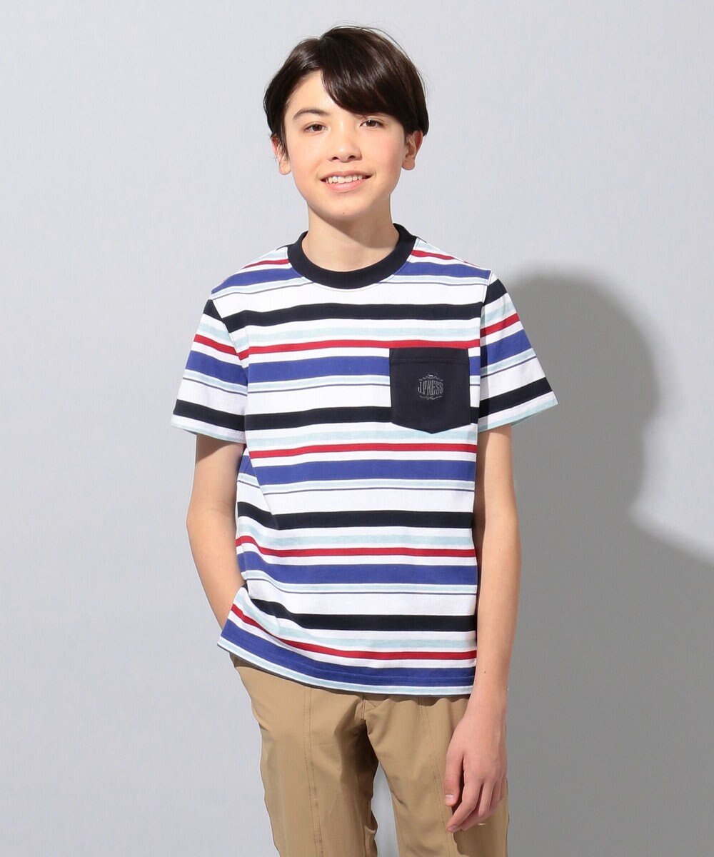 140 170cm 40 2天竺マルチボーダー Tシャツ J Press Kids ファッション通販 公式通販 オンワード クローゼット