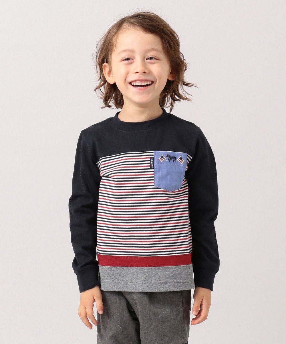 Web限定 110 130cm 2天竺微塵ボーダー カットソー J Press Kids ファッション通販 公式通販 オンワード クローゼット