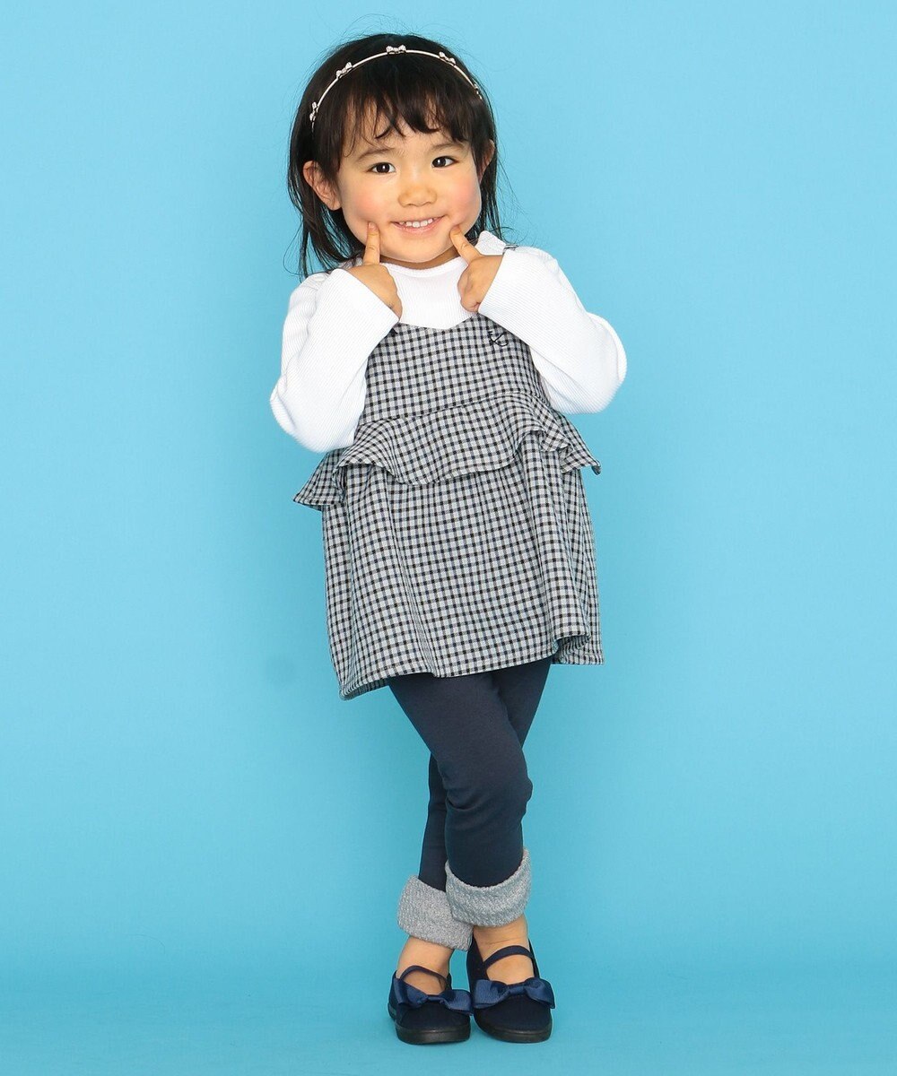 組曲 KIDS 【80-100cm】ウーリッシュチェックレイヤード 